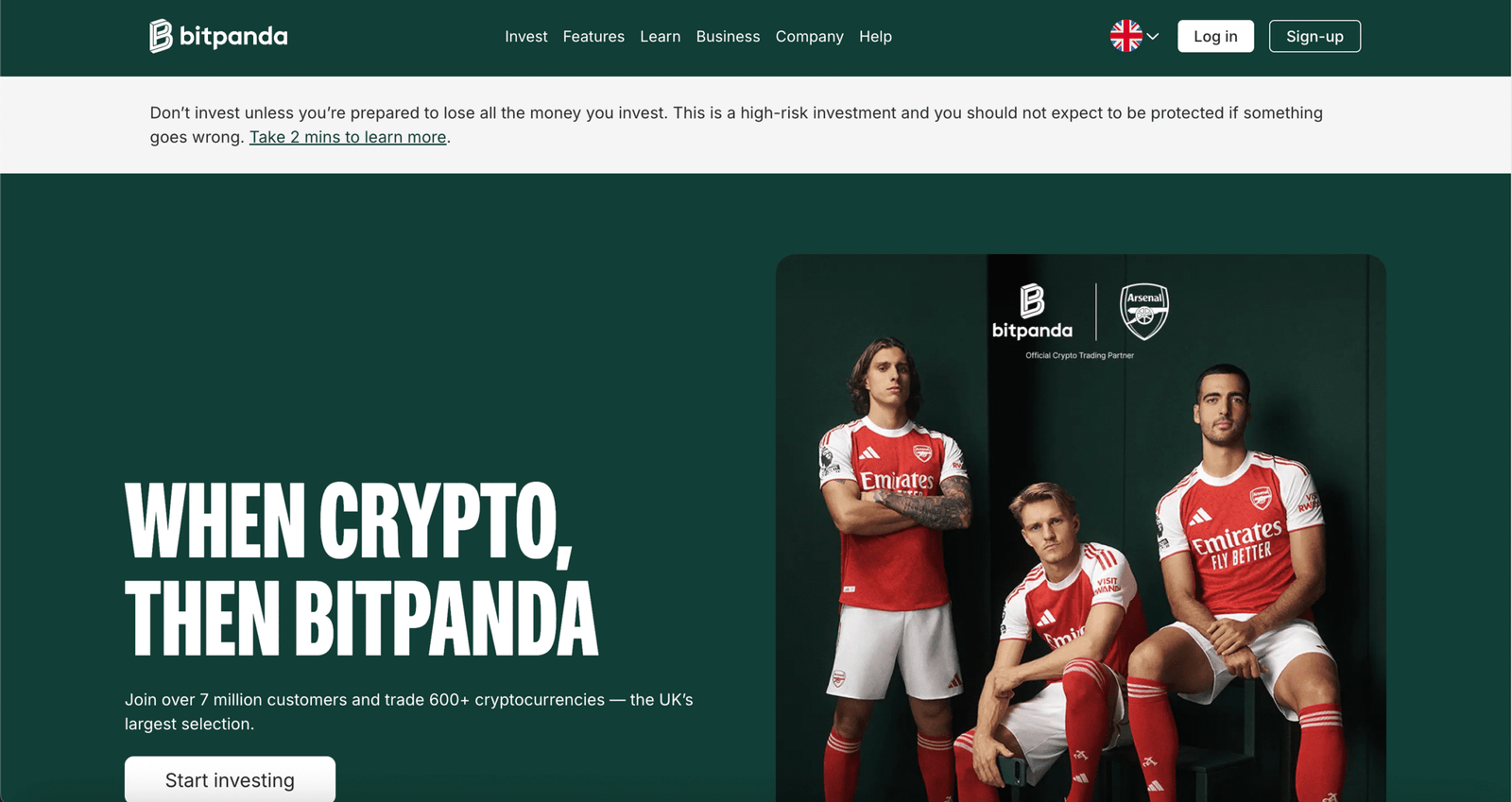 Bitpanda Coinbase alternative UK