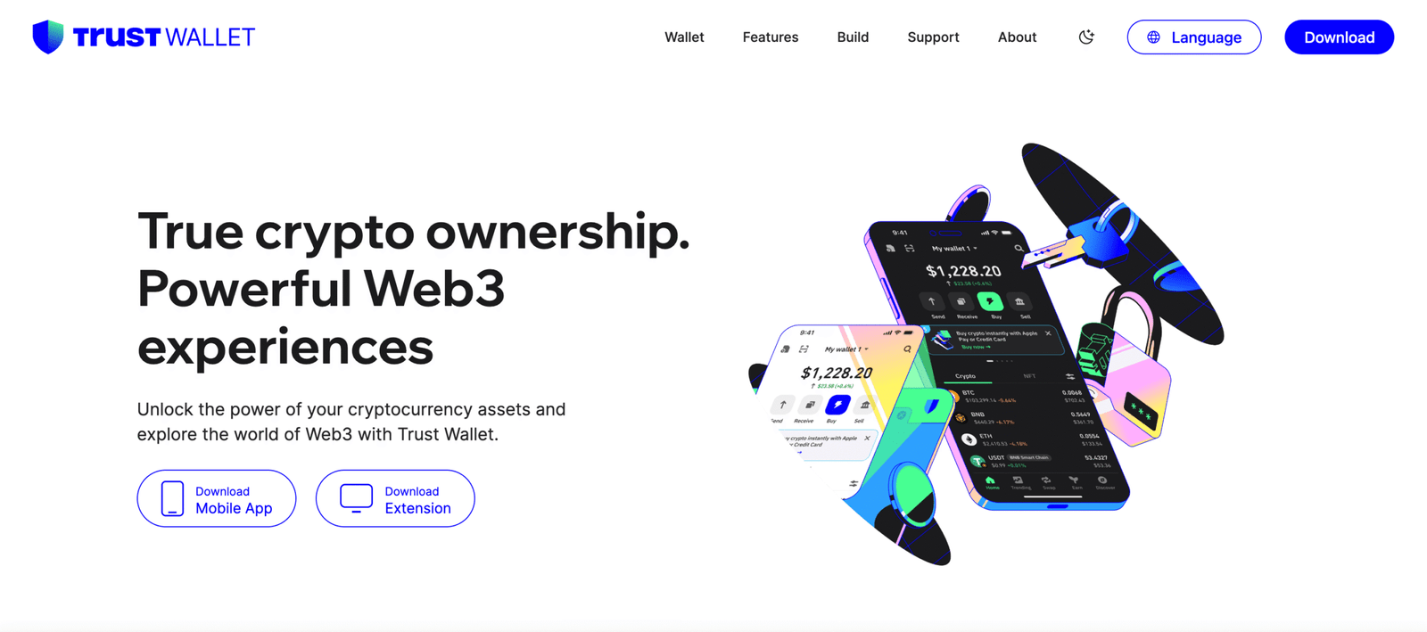 Tras Wallet login page 