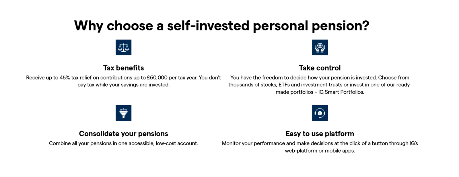 Why choose a self-invested personal pension?
