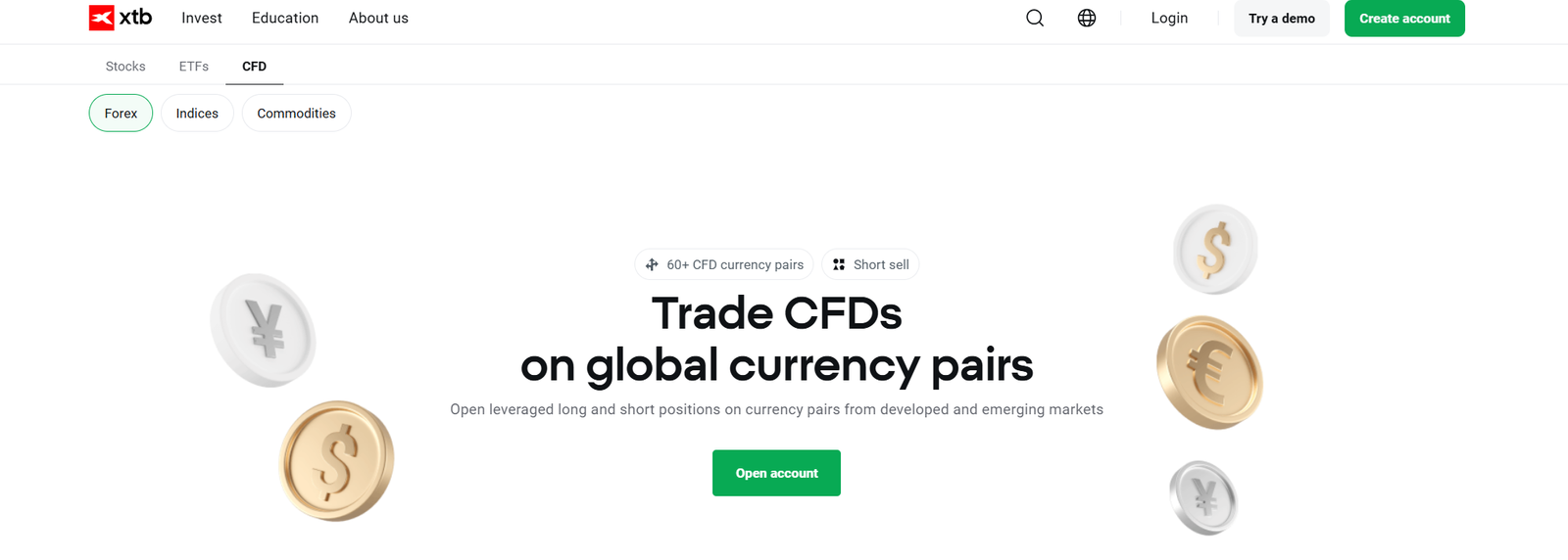 XTB day trading platform