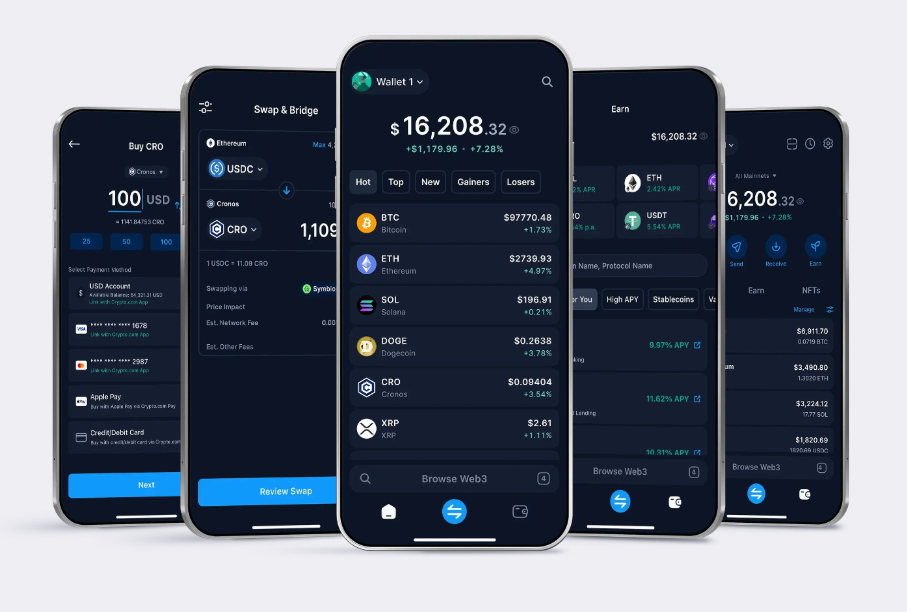 Crypto.com multi channel wallet features