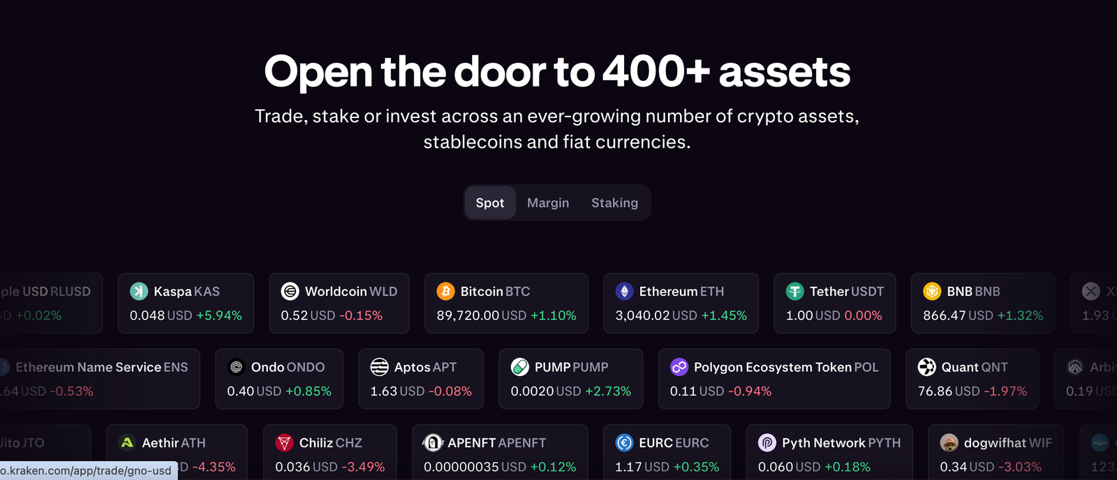 kraken assets example