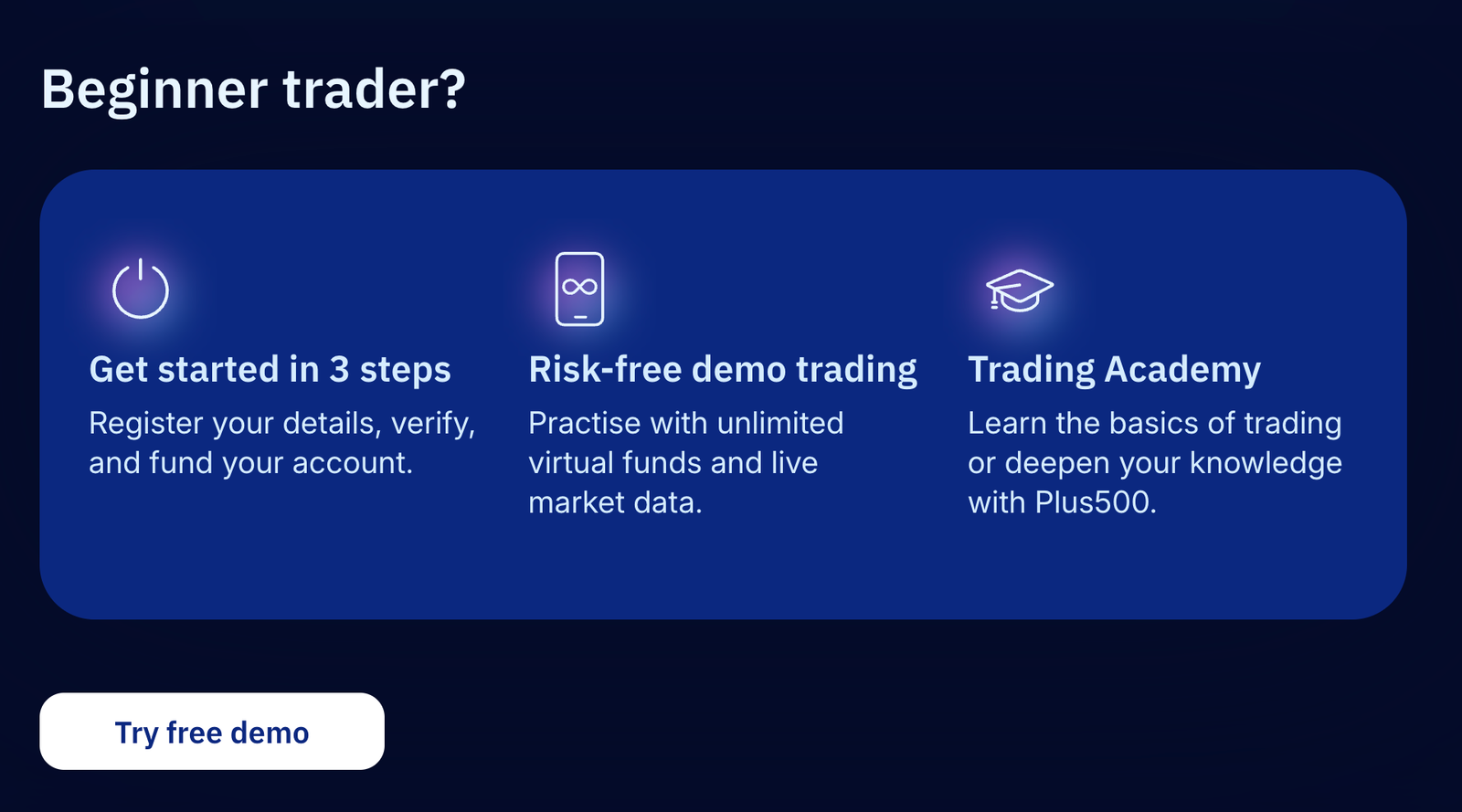 plus500 beginner trader resources