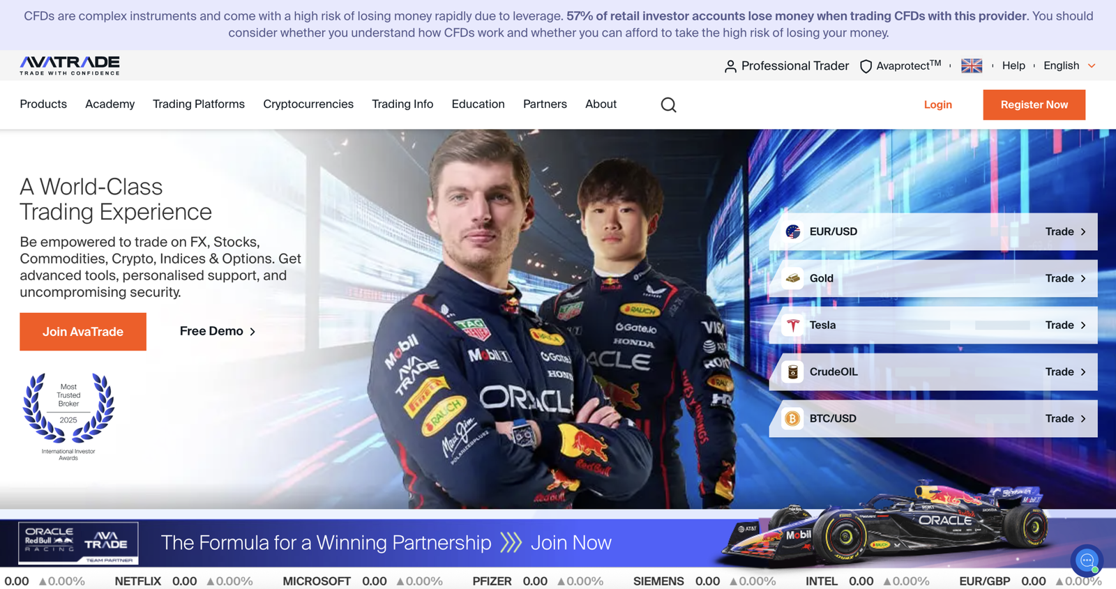 ava trade UK mt5 broker