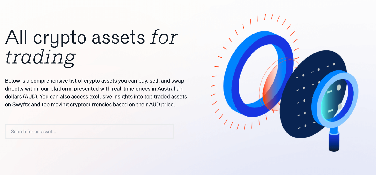 assets coverage swyftx australia