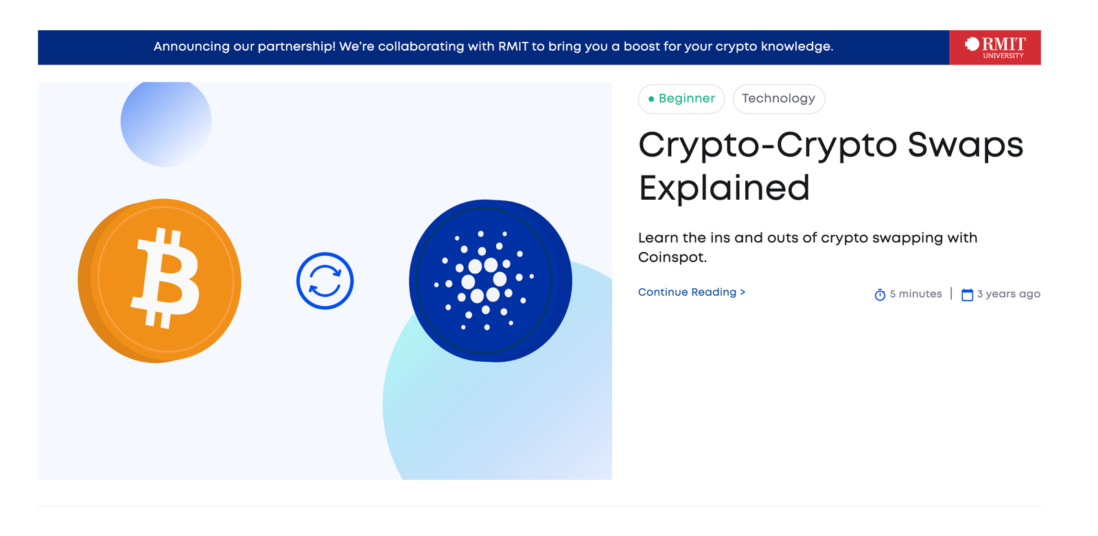 coinspot learning resources