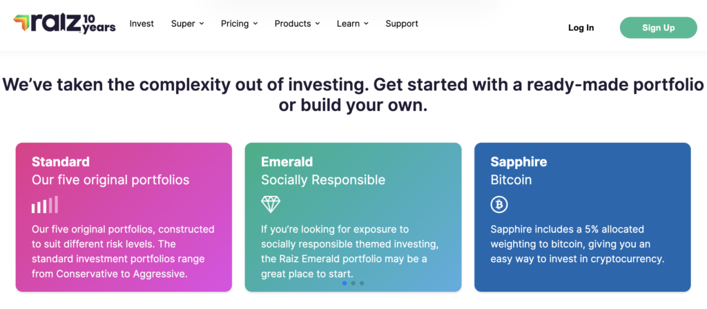 raiz invest robo investor