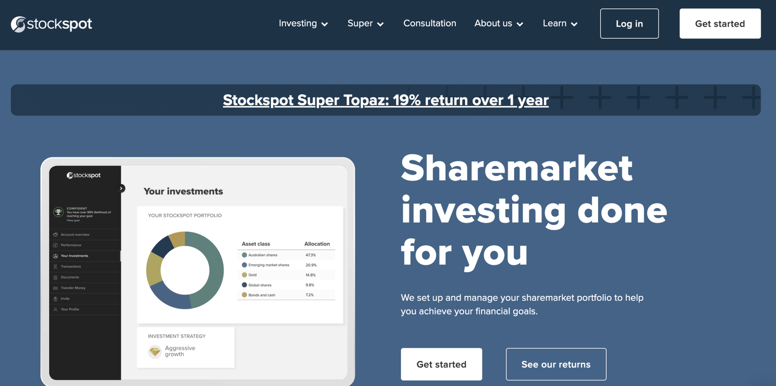 stockspot robo advisor australia